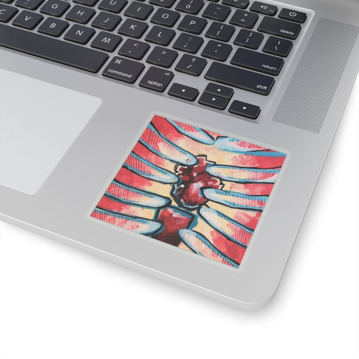 I like to think of my mind as a living room, and my heart is the centerpiece Sticker