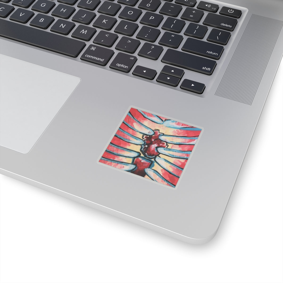 I like to think of my mind as a living room, and my heart is the centerpiece Sticker