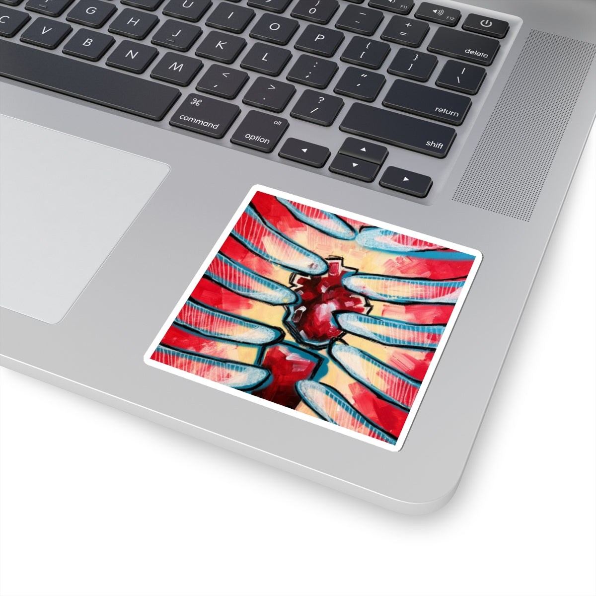 I like to think of my mind as a living room, and my heart is the centerpiece Sticker