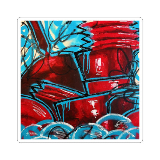 I like to think of my mind as a living room, and I hate doing the dishes Sticker
