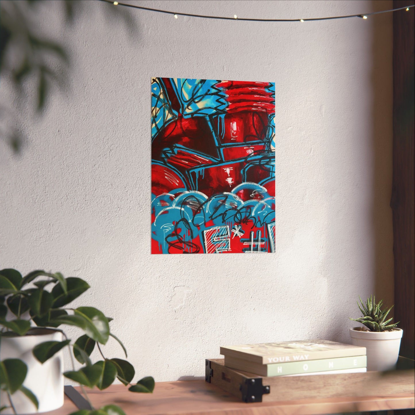 I like to think of my mind as a living room, and I hate doing the dishes Poster